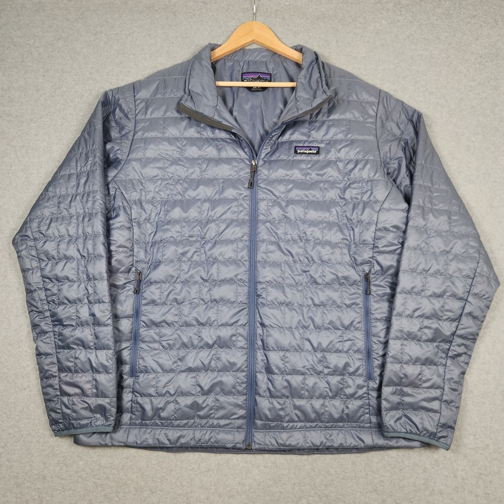 Patagonia Nano Puff Jacket Mens XXL Blue Insulated Packable Primaloft Hiking